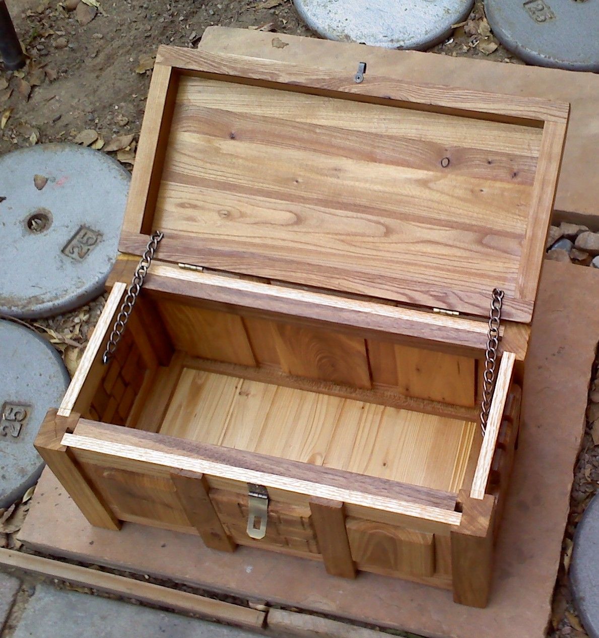Custom Made Woven Wood Box by Against The Grain Custom Woodwork