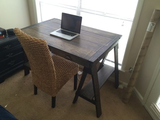 Custom Made Sawhorse Desk