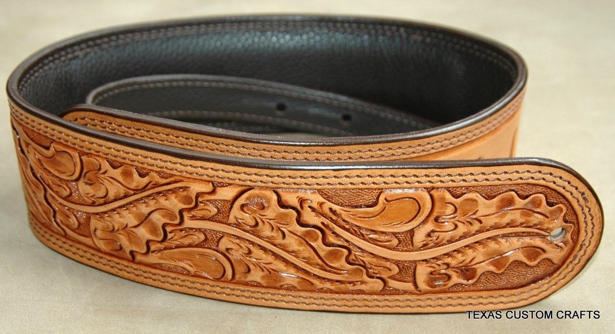 Handmade Leather Guitar Strap by Texas Custom Crafts | CustomMade.com