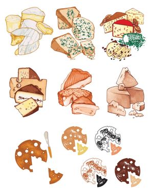 Custom Made Cheese Graphics