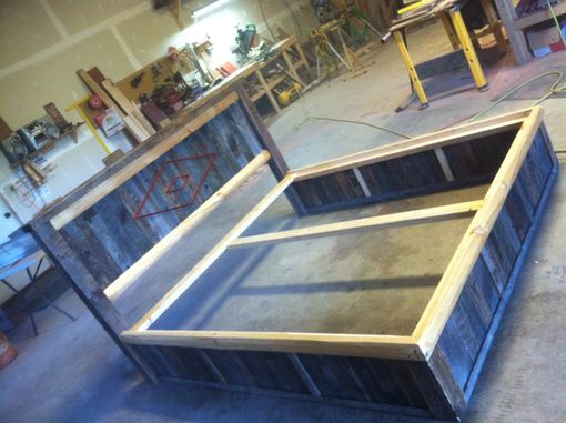 Custom Made Barn Wood/Reclaim Platform Bed