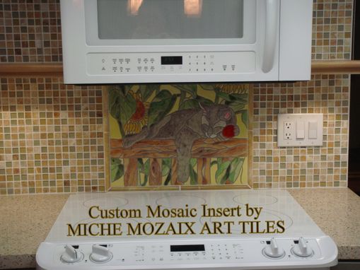 Custom Made Custom Mosaic Backsplash