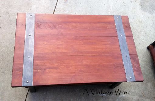 Custom Made Industrial Coffee Table/ Side Table/ Accent Table/ Urban Industrial/ Modern Furniture