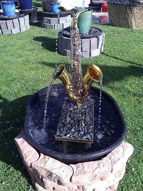 Custom Made Double Double Sax Fountain