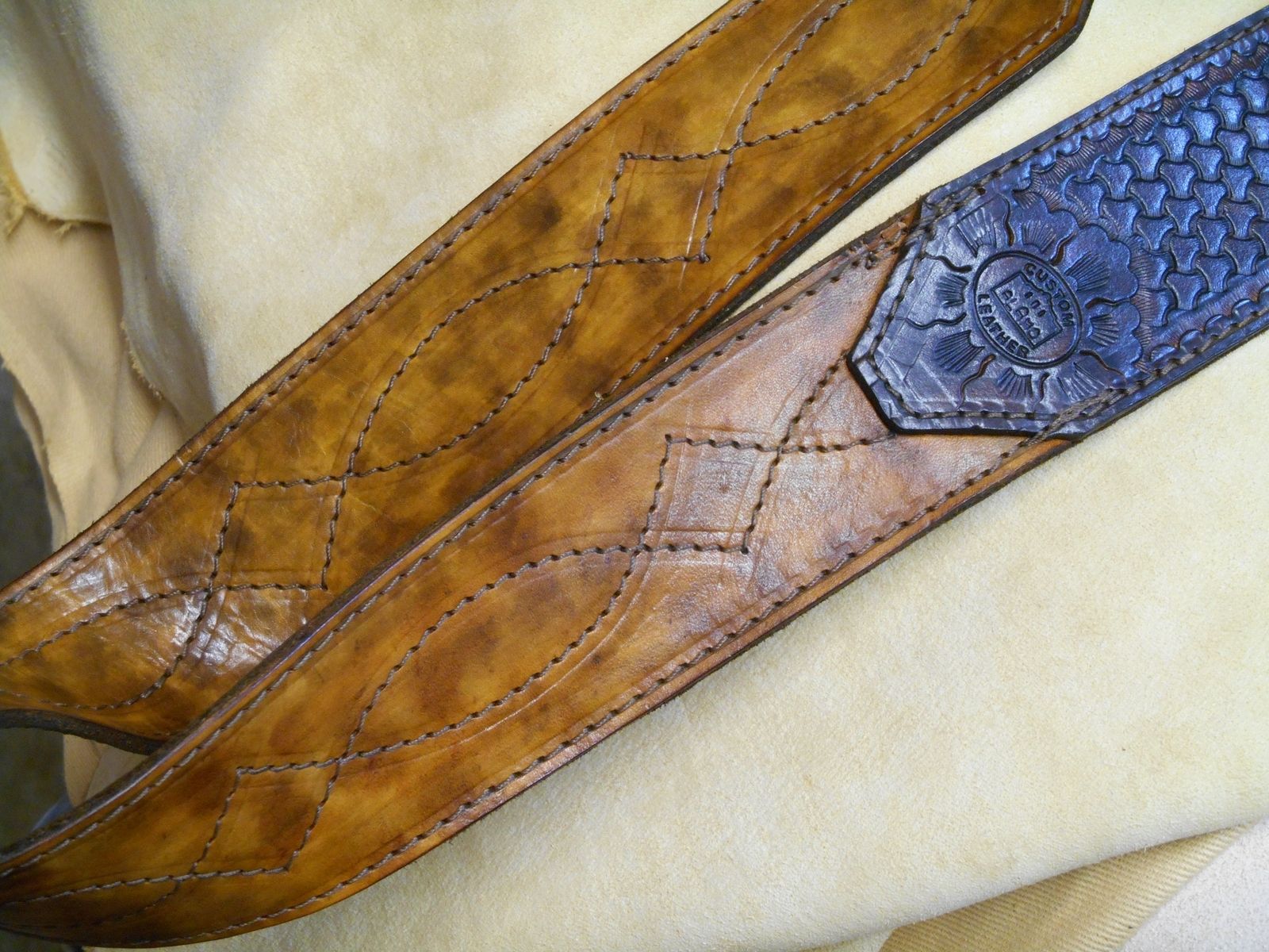 Hand Made Leather Rifle Sling by Alamo Custom Leather