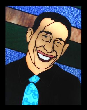 Custom Made Portrait In Stained Glass