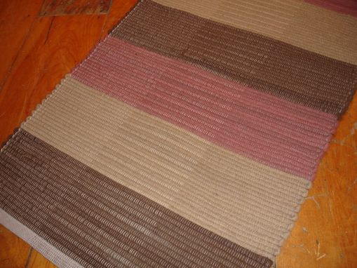 Custom Made Brown Hand Dyed Wool Rugs 2 Ft By 4 Ft Or Longer