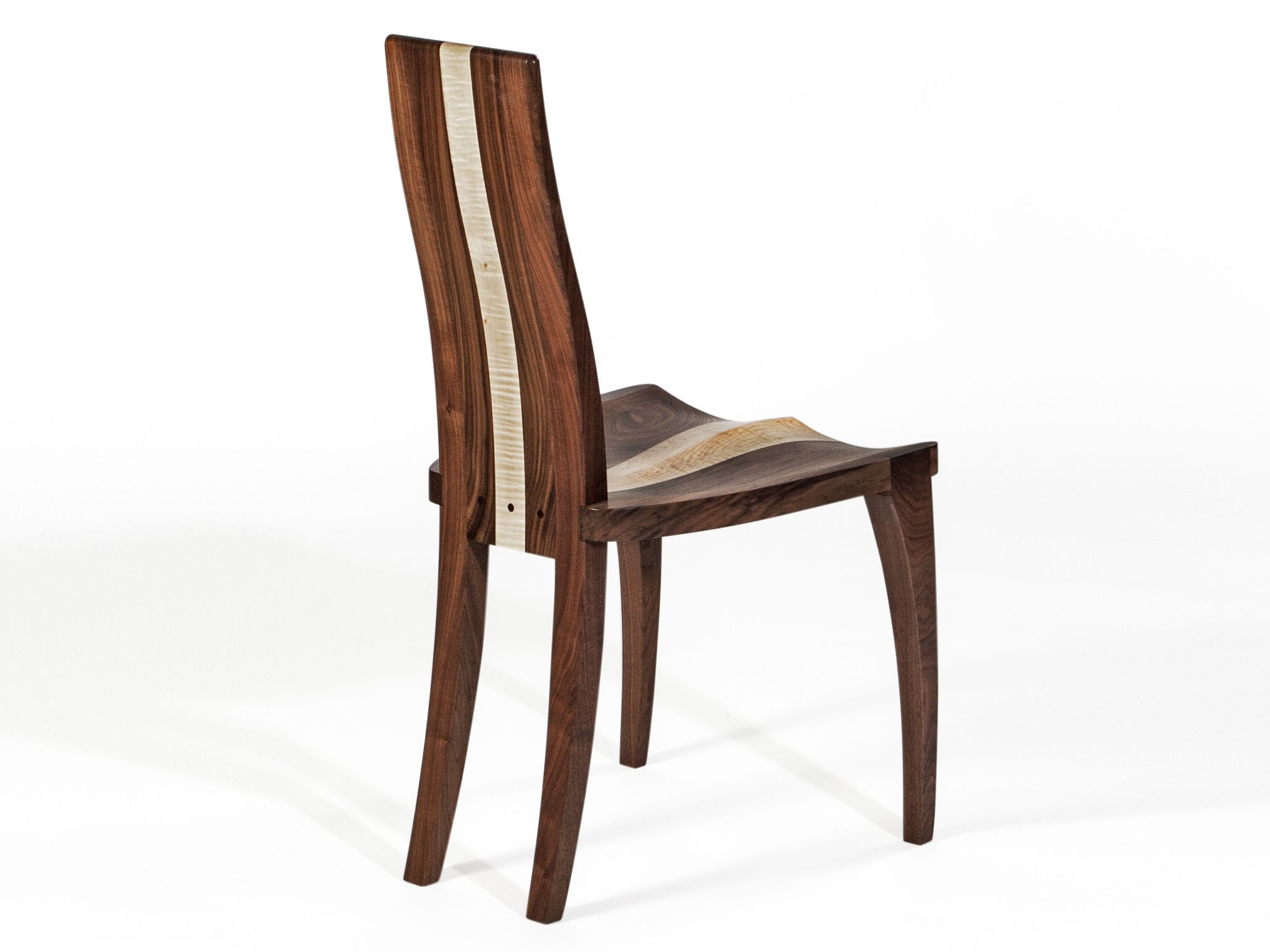 Single wooden deals dining chair