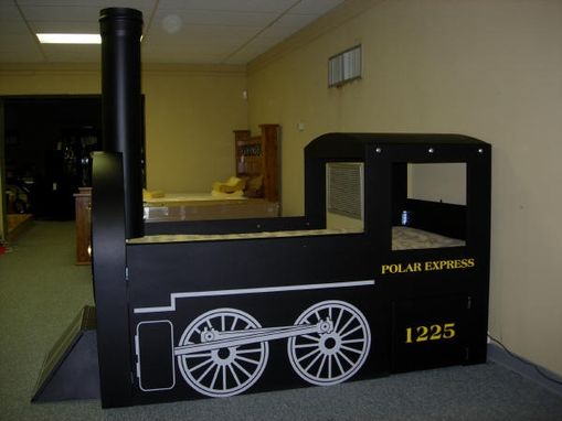 Custom Made Child's Customized Train Bed