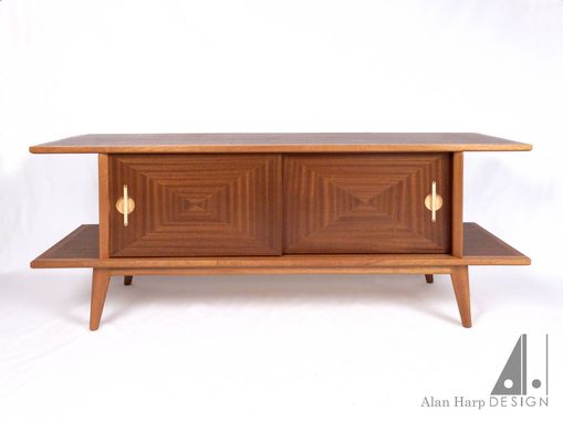 Custom Made Mid Century Inspired Tv Stand - Console