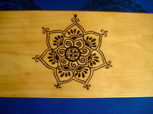 Custom Made Tribal Lotus Meditation Bench