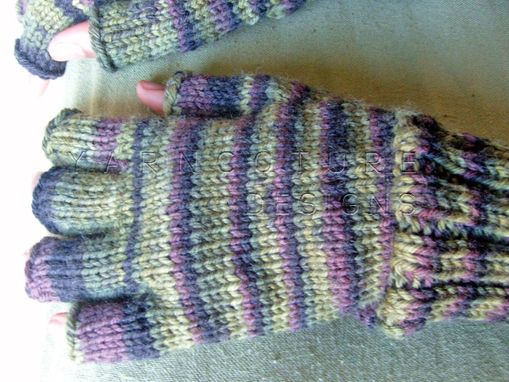 Custom Made Half Fingered Mitts Unisex - In Camouflage