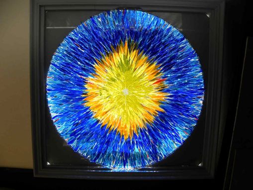 Custom Made New Contemporary Art Glass   Laminated Window