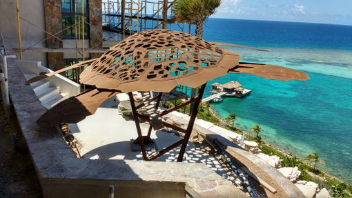 Custom Made Sea Turtle Canopy For A Residence In The Cayman Islands