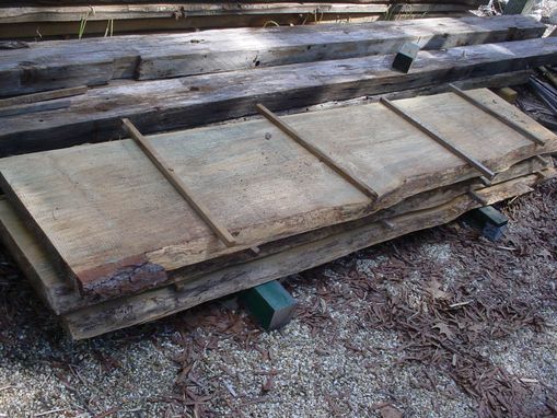 Custom Made Rough Sawn Freshly Cut Older Lumber Slabs Wide Boards Some Live Edges!