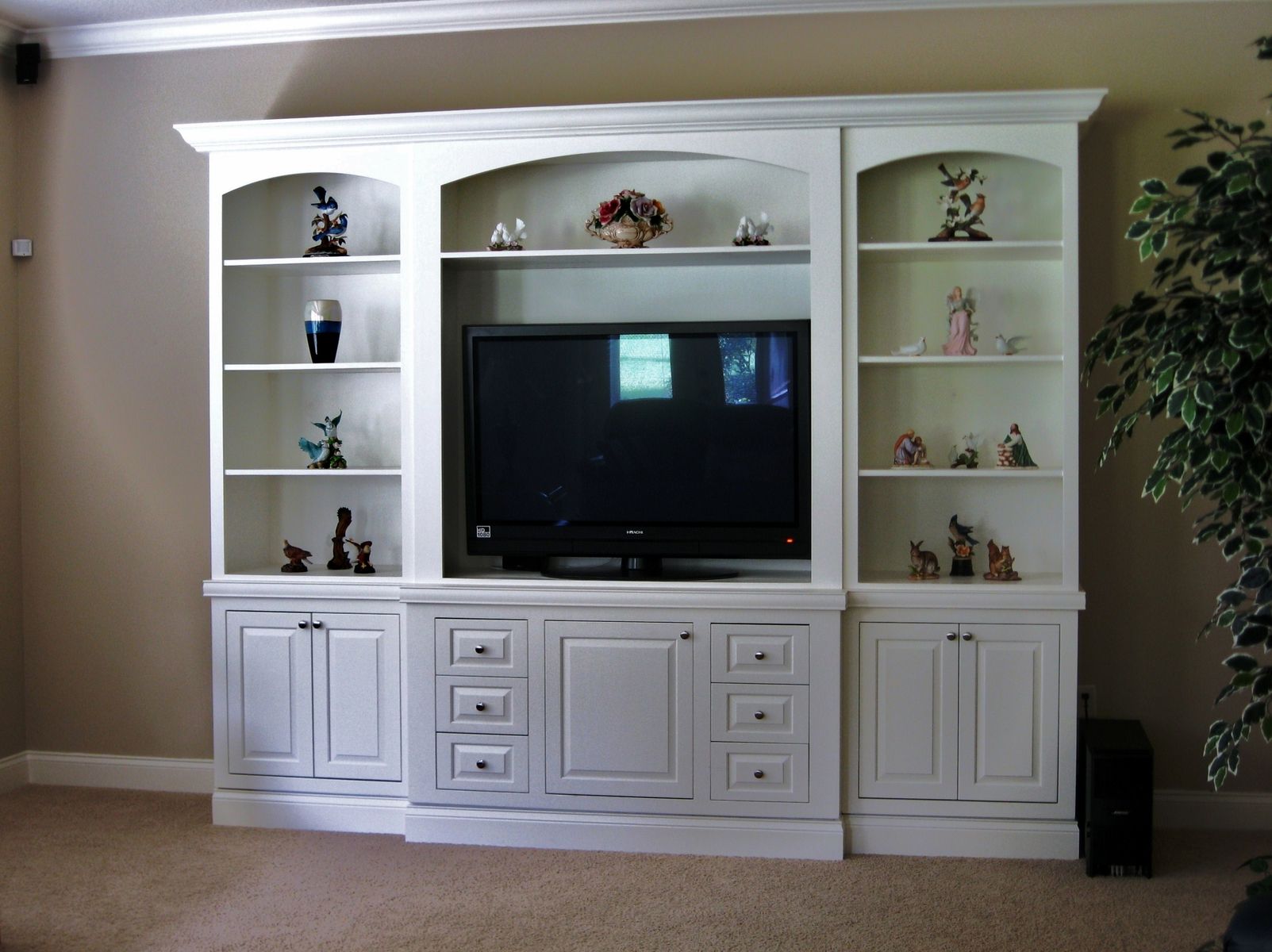  Custom  Painted Entertainment  Center  by Gideon s Cabinet  
