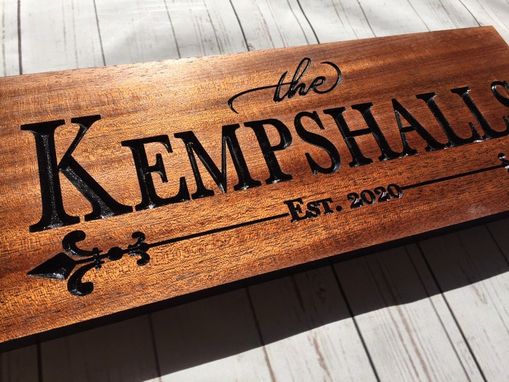 Custom Made Custom Carved Sign, New Home, Personalized Gift, Wood Sign, 5th Anniversary, Housewarming Present