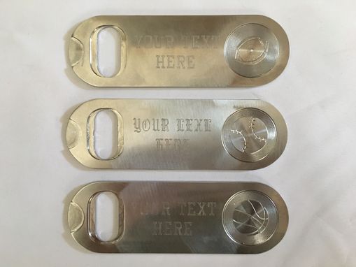 Custom Made Stainless Sports Bottle Openers
