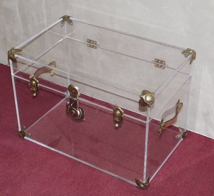 Custom Made The Lucite Trunk - Beautiful 3/8" Thick Acrylic, Hand Crafted, Made To Order