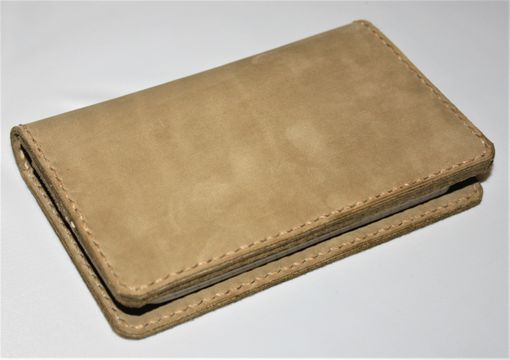 Custom Made Handmade Field Notes Cover Wallet Scribo Desert Tan Tactical Combat Boot Leather U.S. Army