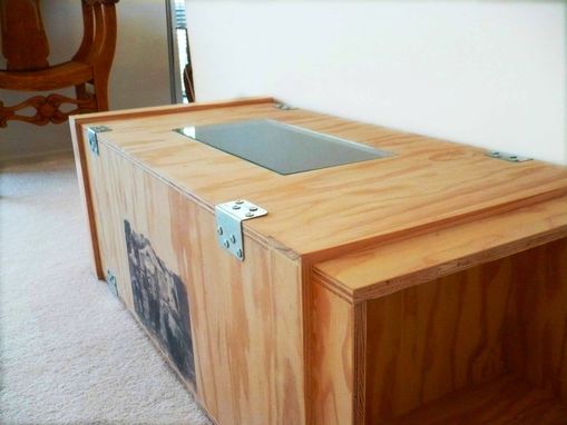 Custom Made Packing Crate Coffee Table