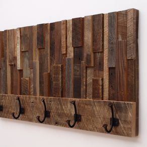 Custom Coat Racks Custommade Reclaimed Wood Art Coat Rack 36x18 5x4