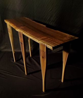 Custom Made Walnut Console Table