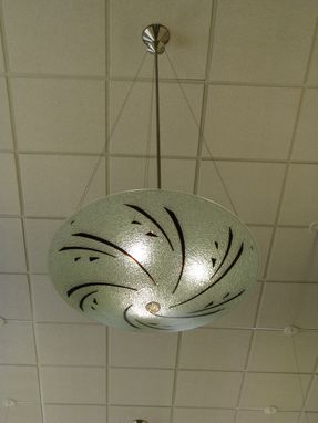 Custom Made Purple Spears Dish Light