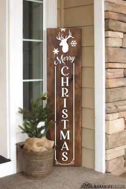 Custom Made Merry Christmas Porch Sign