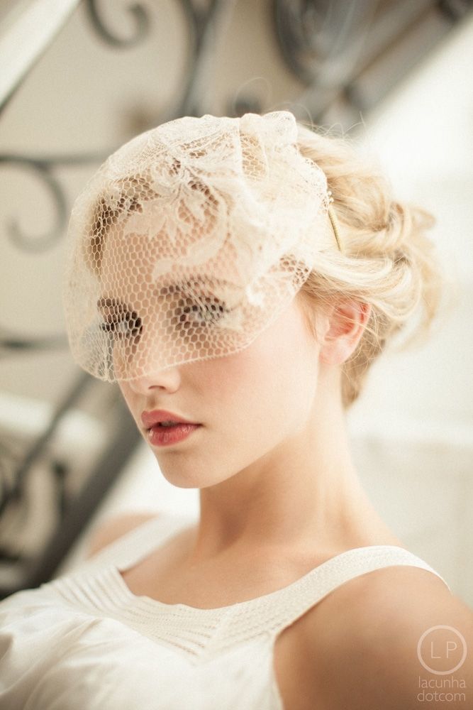 Custom Made Birdcage Veils by Mata Hari's Daughter | CustomMade.com