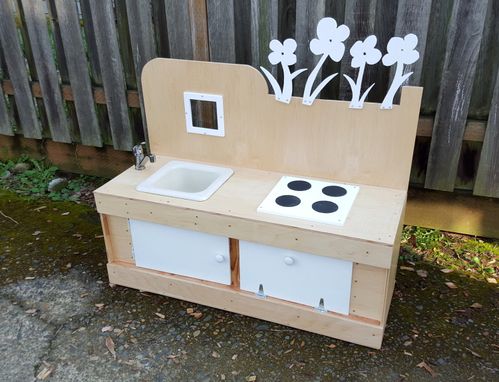 Custom Made Kids Indoor/Outdoor Play Kitchen