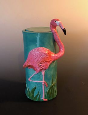 Custom Made Flamingo Cremation Urn