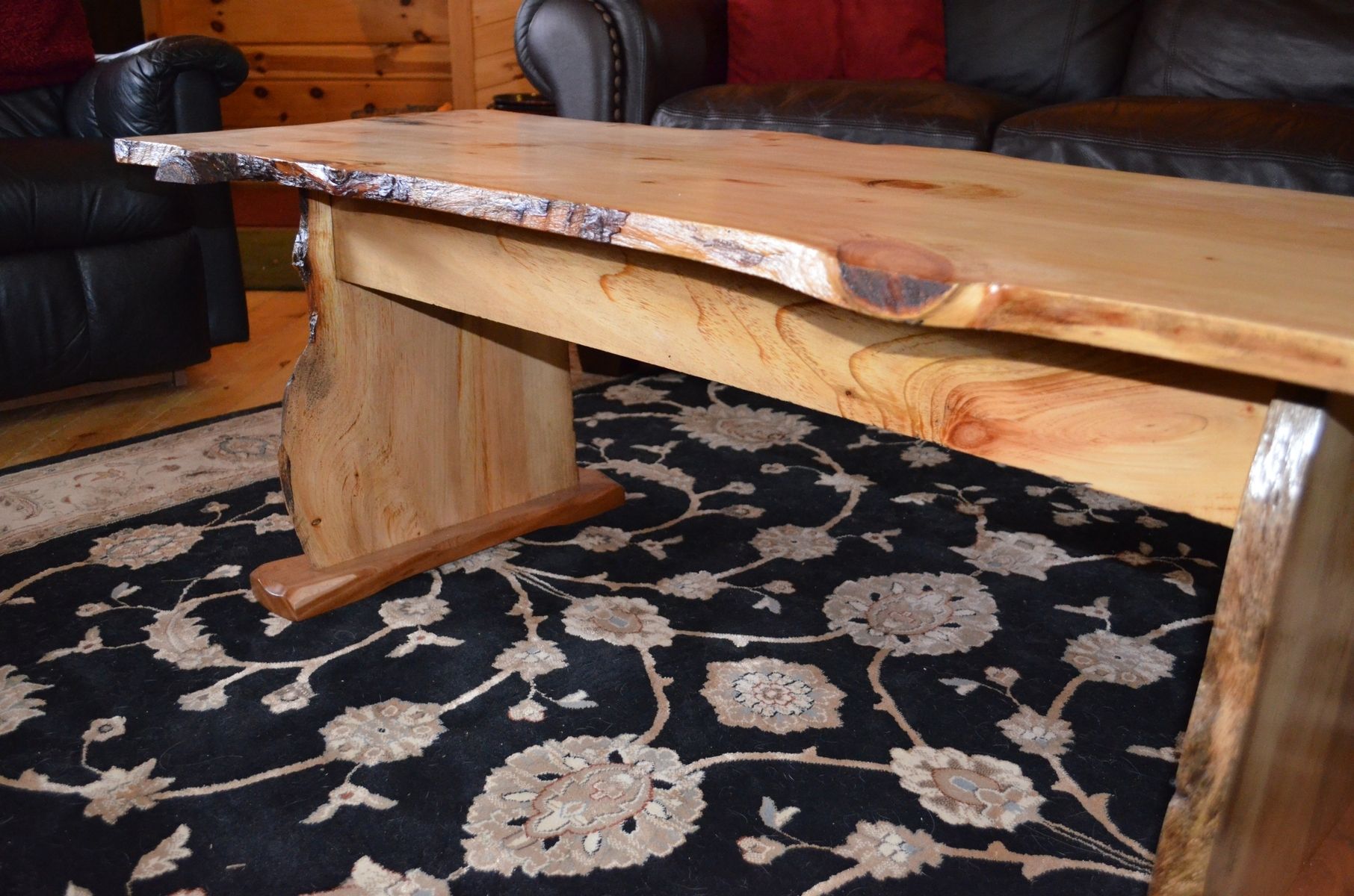 Custom Natural Edge Coffee Table by Auestad Woodworks LLC