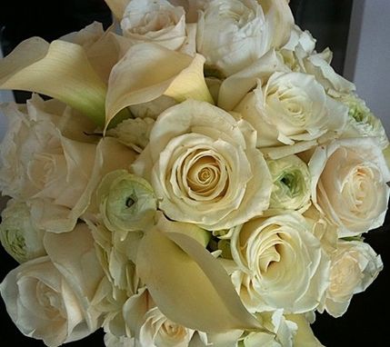 Custom Made Bridal Bouquet Preservation - White And Silver Bridal Flowers ~*