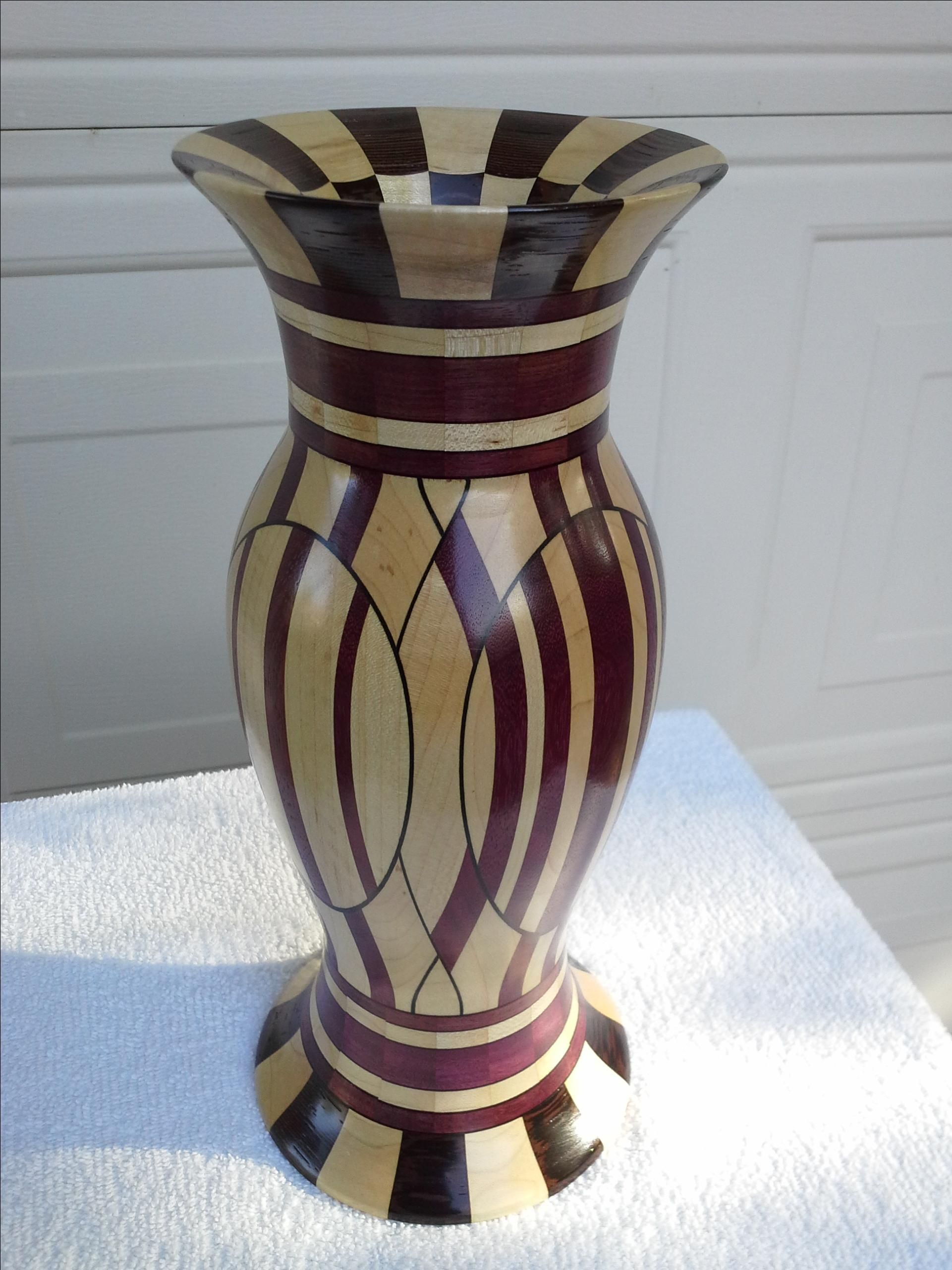 Buy a Hand Made Woodturned Vase, made to order from RB Wood Designs