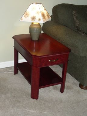 Custom Made Majestic End Table - Cherry