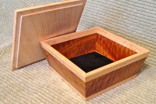 Custom Made Sugi Pine And Maple Box