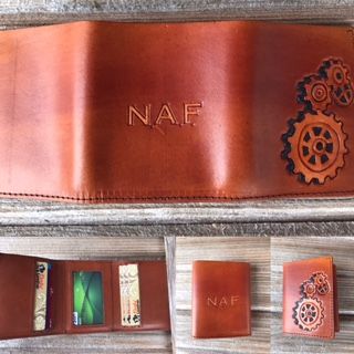 Custom Made Tooled Leather Wallets For Men And Women