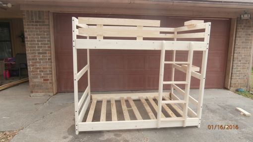 Custom Made Full Over Full Bunk Bed