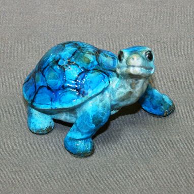 Custom Made Bronze Turtle "Daden Jr. Turtle" Tortoise Figurine Statue Sculpture Limited Edition Signed Numbered