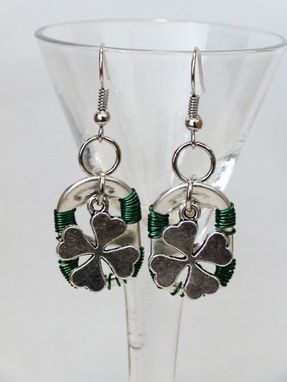 Custom Made Irish Shamrock Pop Tab Jewelry Set