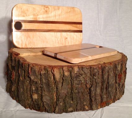 Custom Made Tiger Maple And Walnut Cutting Boards