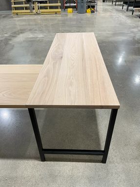 Custom Made Custom Oak 'L' Shape Office Desk