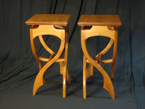 Custom Made Pirouette Side Tables