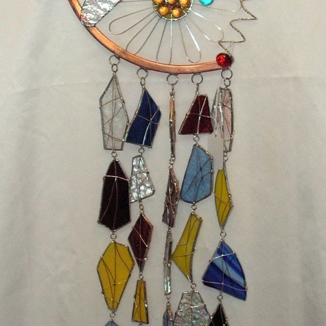 Custom Handmade Stained Glass Dragonfly Wind Chime By Serendipity Custom Handmade Stained Glass Dragonfly Wind Chime By Serendipity Works Custommade Com