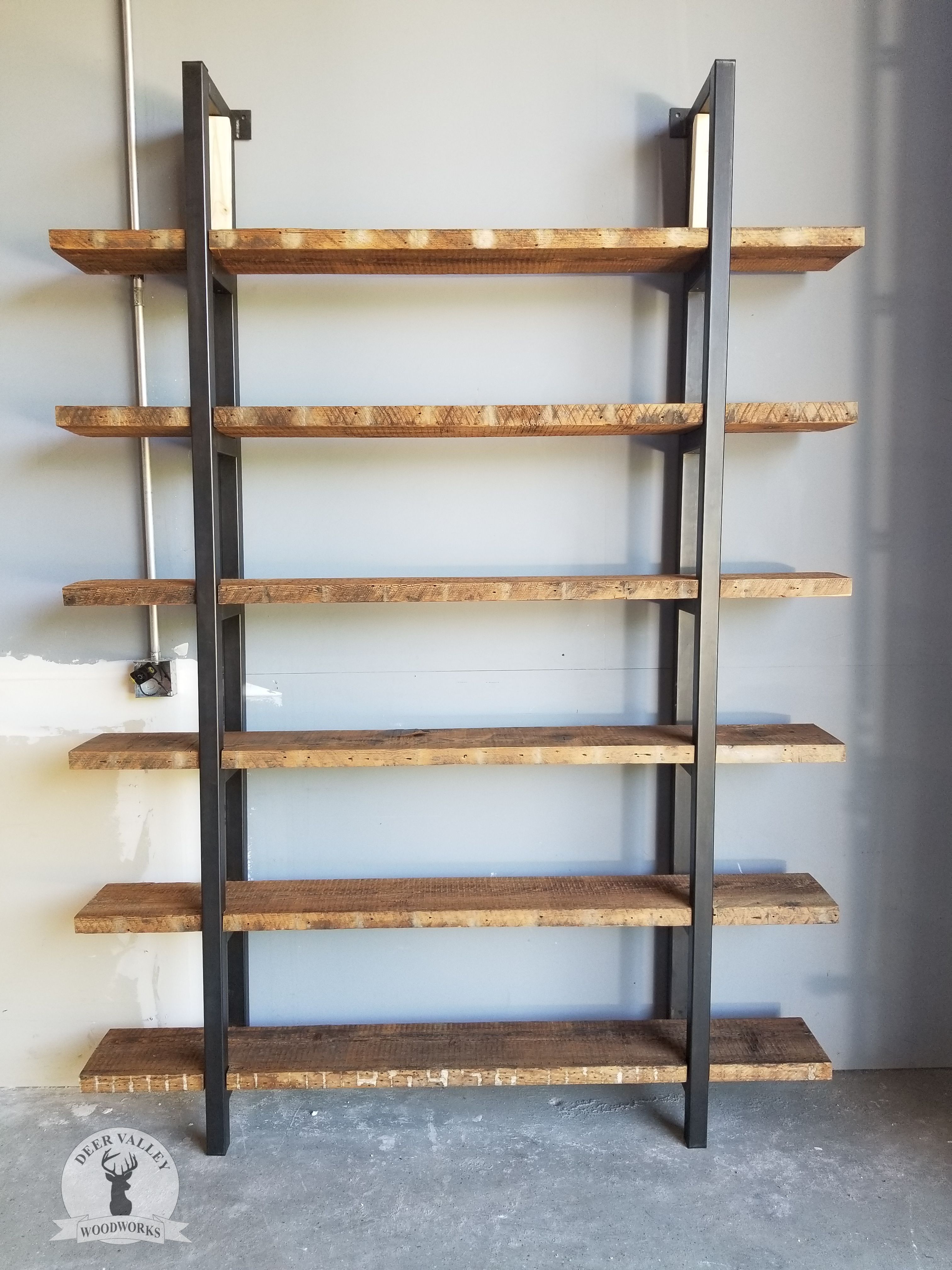 Buy Hand Made Reclaimed Barnwood Bookshelf, Reclaimed Wood Bookshelf