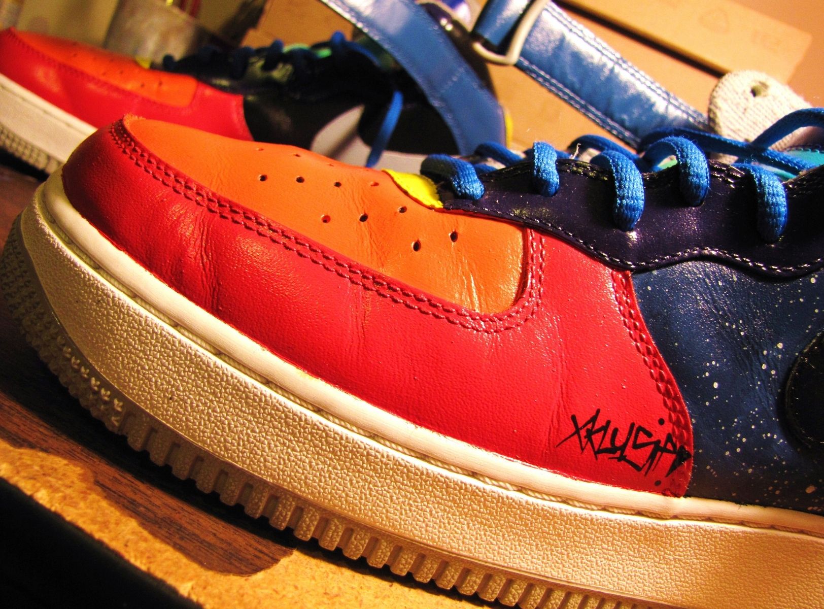 space jam air force 1 box