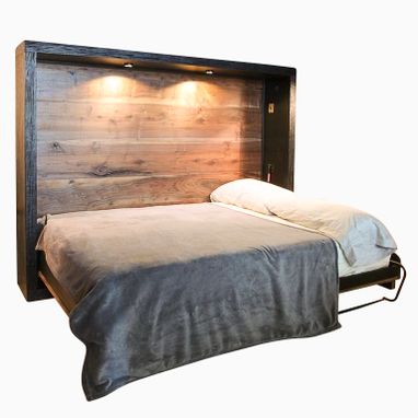 Custom Made Reclaimed Wood Murphy Bed