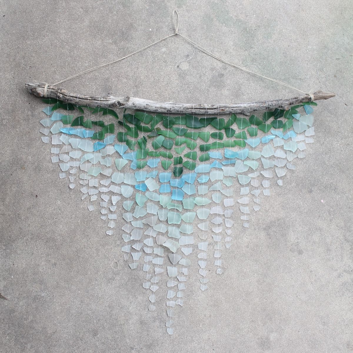 Handmade Custom Sea Glass Mobile By The Rubbish Revival Handmade Custom Sea Glass Mobile By The Rubbish Revival Custommade Com