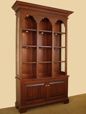 Custom Made Display Cabinet In Mahogany